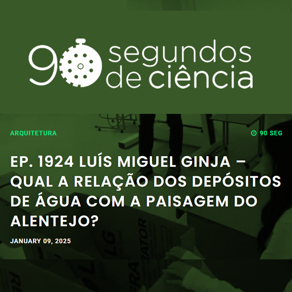 Investigador Luis Ginja no programa '90 Segundos de Ciência' 